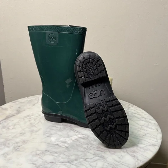 UGG Dark Green Women's Rain Boots - Picture 5 of 6